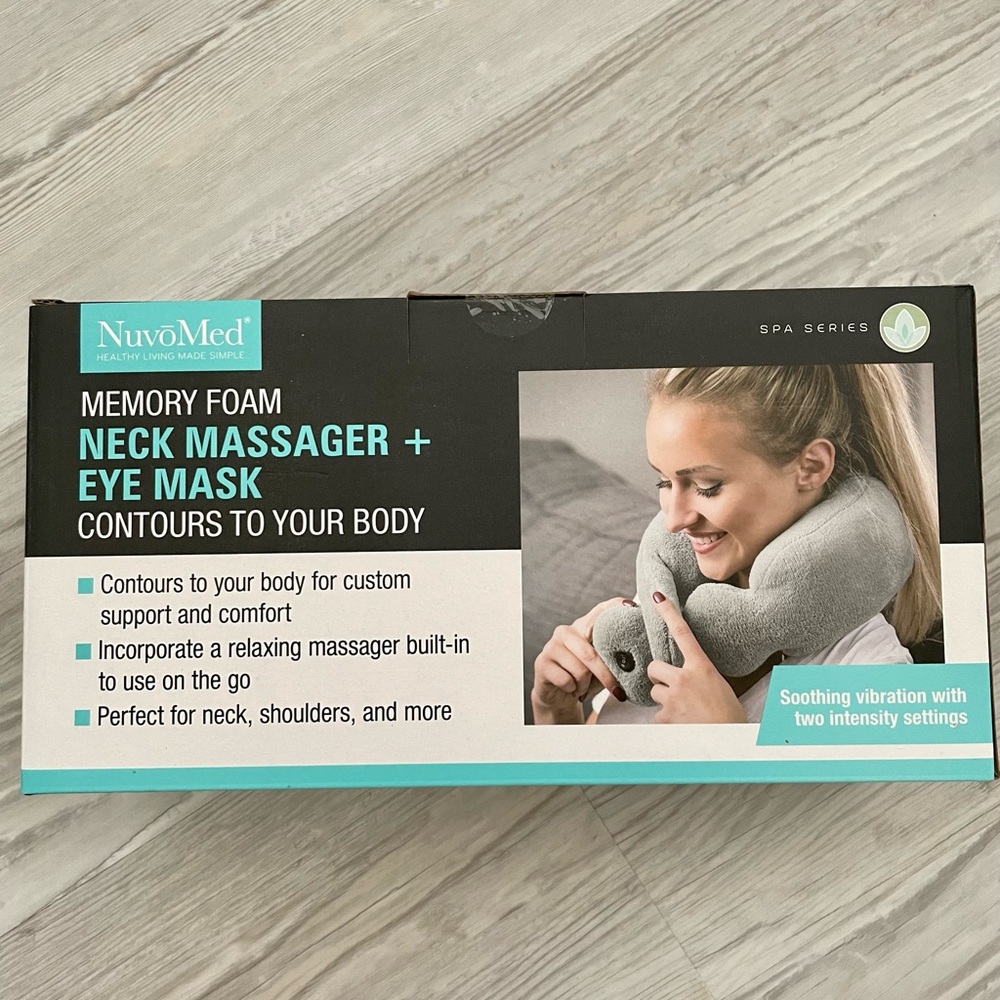 Neck Massager + Eye Mask